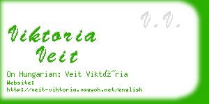 viktoria veit business card